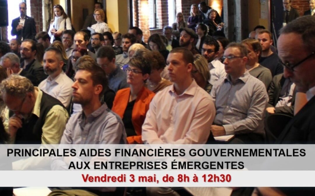 PRINCIPALES AIDES FINANCIÈRES GOUVERNEMENTALES AUX ENTREPRISES ÉMERGENTES