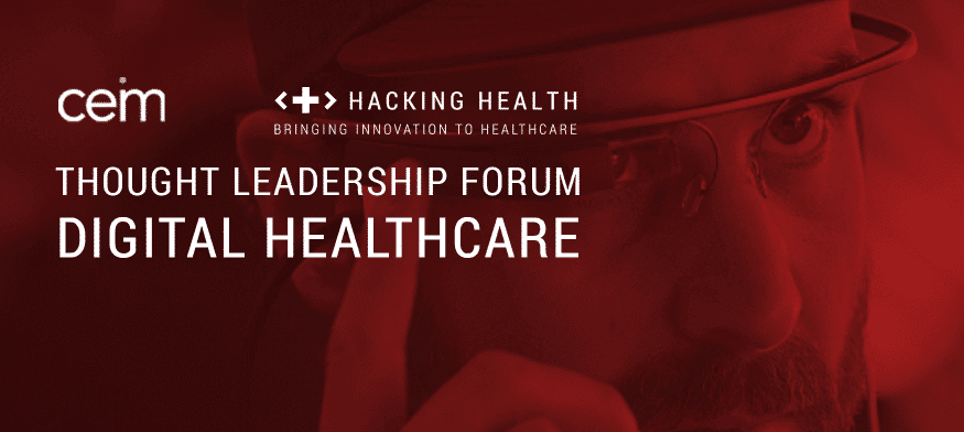 CEIM and Hacking Health presents : Forum of Leaders 2015 EditionTHURSDAY, MAY 21 2015FROM 8:15 A.M. TO 12:30 A.MWILL DISRUPTIVE ENTREPRENEURSHIPTRANSFORM HEALTHCARE?