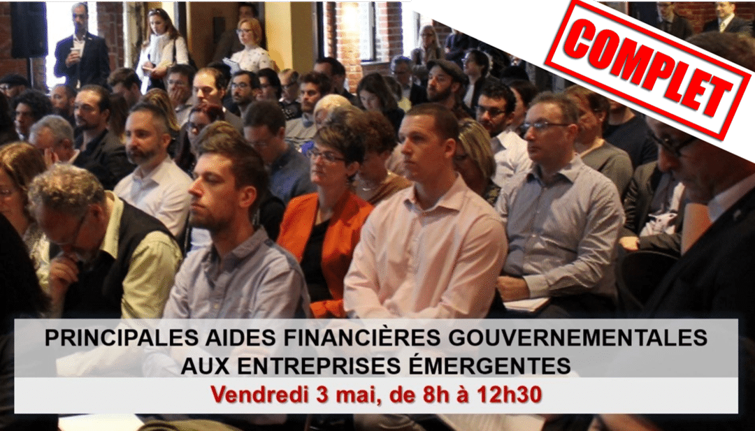 PRINCIPALES AIDES FINANCIÈRES GOUVERNEMENTALES AUX ENTREPRISES ÉMERGENTES
