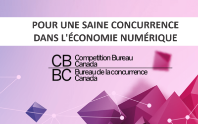 POUR UNE SAINE CONCURRENCE DANS L&rsquo;ÉCONOMIE NUMÉRIQUE