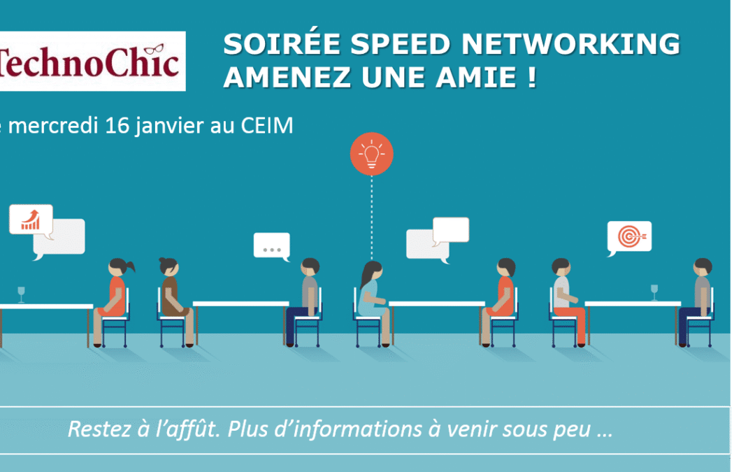 SPEED NETWORKING EVENT – TECHNOCHIC