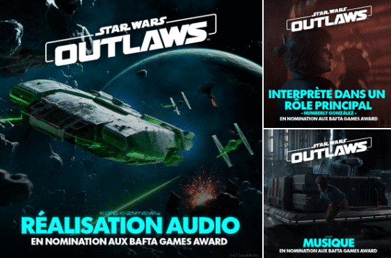 ubisoft-nominations-bafta-awards missions internationales jeu vidéo Québec