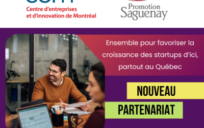 Nouveau partenariat avec Promotion Saguenay